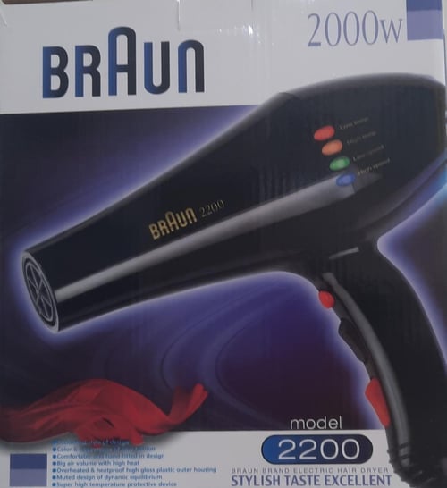 Braun hair dryer hot sale