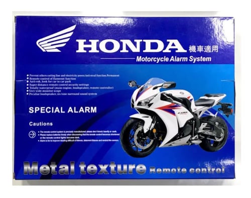 Honda motorcycle alarm system online