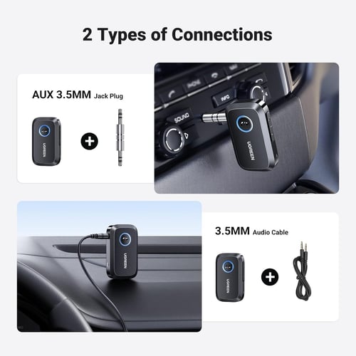 Ugreen Car & Home Bluetooth 5.0 Receiver Audio AdaptEr, Built-In Microphone,  Built-in Battery up to 15 Hours CM596- 90748 - buy Ugreen Car & Home  Bluetooth 5.0 Receiver Audio AdaptEr, Built-In Microphone
