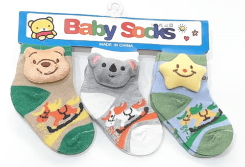 3 Socks Set S00 - New - For Baby