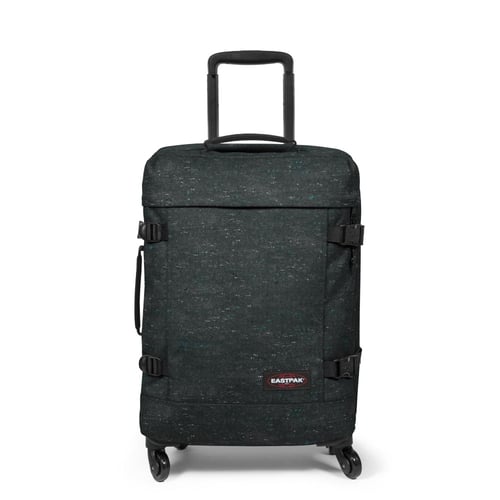 Eastpak Tranverz S 42L Suitcase (Black Ink Leather)