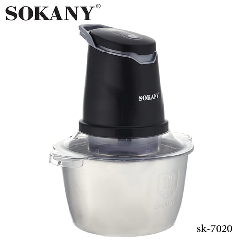 SK7020 Meat Grinder with Stainless Steel Bowls, 400W Electric Food