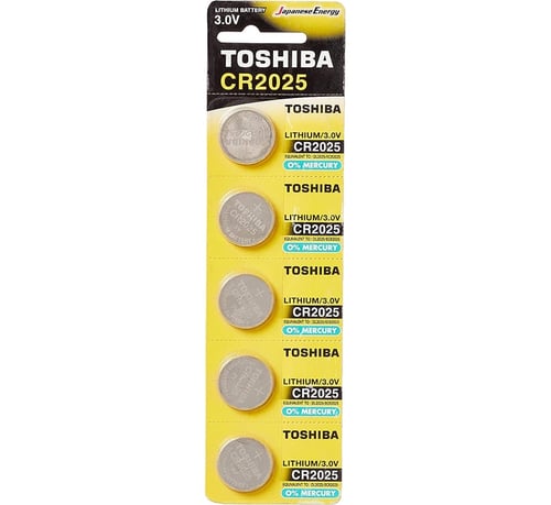 Toshiba CR2025 3V Lithium Coin Battery