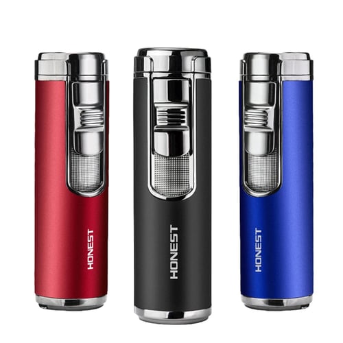 Honest Quadruple 4 Flame Jet Lighter BCZ482 1 buy Honest