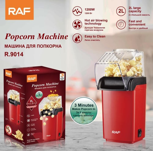 Electric Popcorn Maker Hot Air Blowing Popper Household Automatic Machine  Pop Corn Mesin