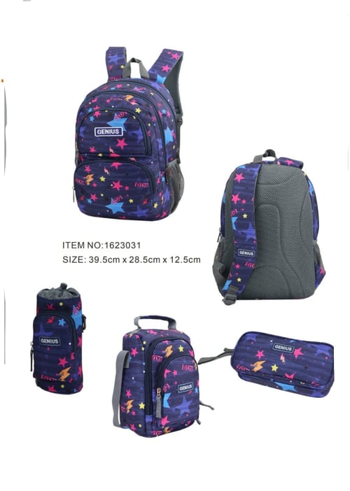 Star backpack and pencil store case
