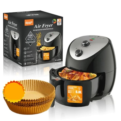 R.5361 Multifunction Air Fryer 6L Touch Type Visible 1500W Household  Intellect Air Fryer 2Color - AliExpress
