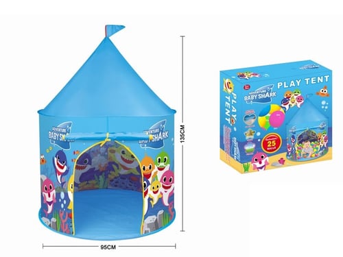 TENT BABY SHARK OCEAN BALL WITH 25 PCS buy TENT BABY SHARK OCEAN