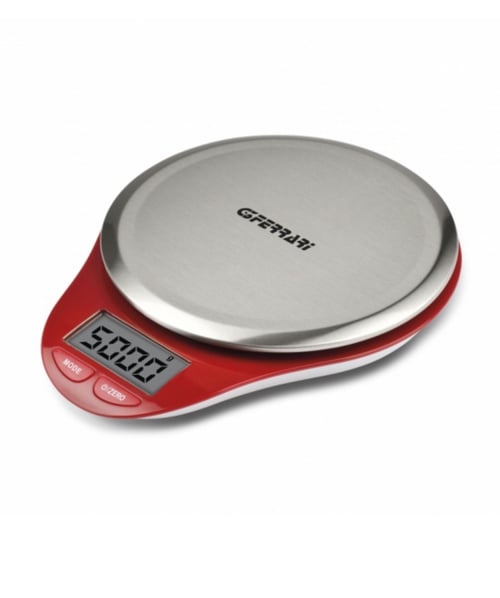 Digital kitchen scale with 1 gram (0.04 oz) resolution, 10+ lb