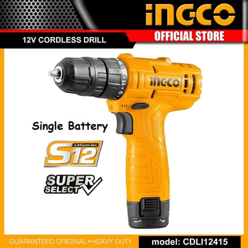 Ingco cordless shop drill 12v