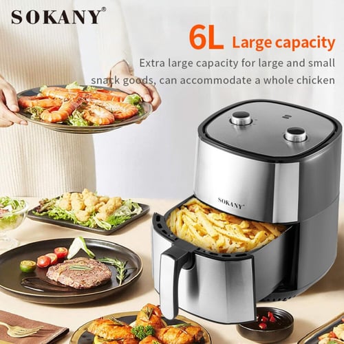 Sokany Digital Air Fryer 8L in Ilala - Kitchen Appliances, Big Boss Brands