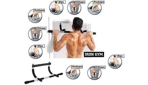 Iron gym pull on sale up bar review