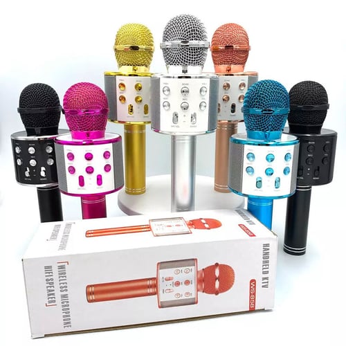 WS858 Wireless Bluetooth Karaoke Microphone buy WS858 Wireless