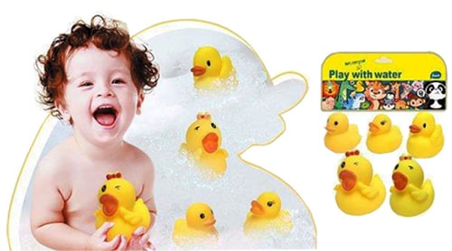 Rubber Floating Duck Bath Toys, 5 Pieces - buy Rubber Floating Duck Bath  Toys, 5 Pieces: prices, reviews