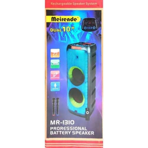 Meirende Dual 10'' Bluetooth Speaker With 2 Mics MR-I3IO - buy Meirende ...
