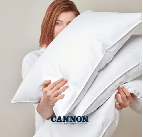Cannon Pillow Cotton Cover 50x70 Cannon Comforter Double