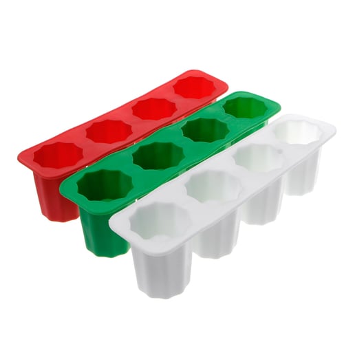 Cheap PDTO Ice Cup Cube Mold Silicone Shot Glass Ice Molds Ice