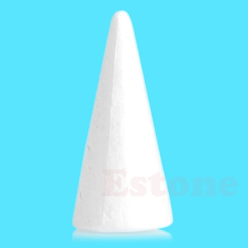 Modelling Polystyrene Foam Cone Shape Craft Ball for DIY Christmas 