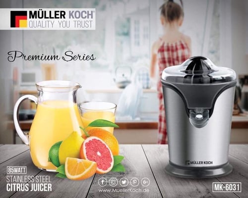 Muller Koch STAINLESS STEEL CITRUS JUICER 85 WATT