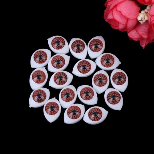 10pcs Plastic Cartoon Safety Doll Eyes For Toy Bear Dolls Puppet Stuffed  Animal Crafts Children Diy With Washers