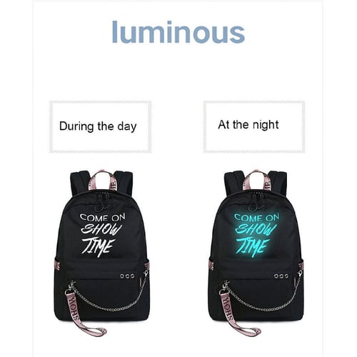 Backpacks bts backpack cute usb charging school bag color-3