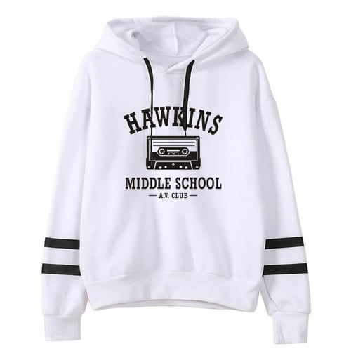 Hawkins High School Tiger Hoodie Sweatshirts Cozy Tops Sudadera
