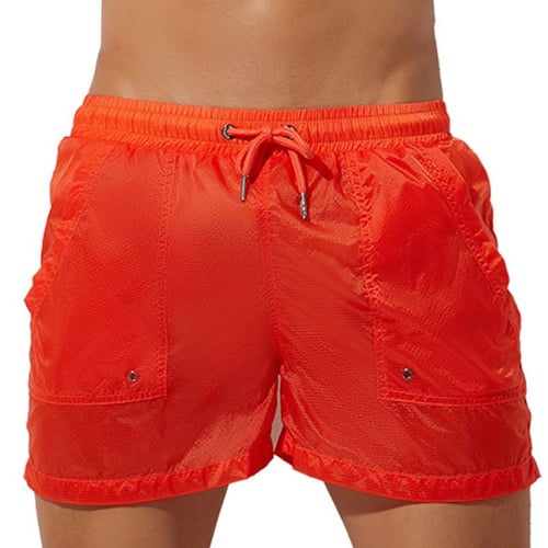  Men's Beach Shorts Quick Dry with Pockets Swim Trunks