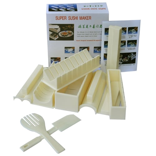 Quick Sushi Maker Roll Equipment Kit Japanese Rice Ball Cake Mold