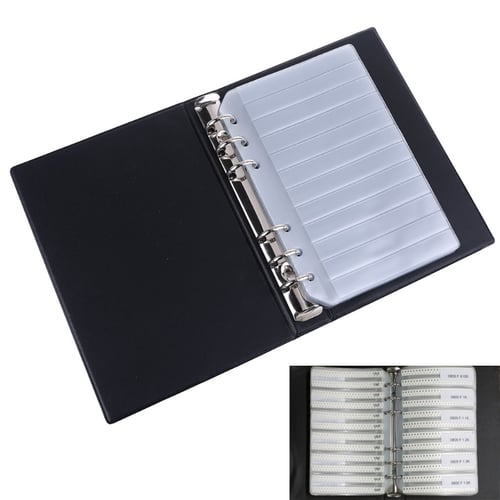 Empty Sample Book with 20 Empty pages For 0402/0603/0805/1206 SMD