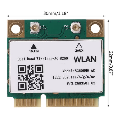 Dual Band Mini PCI-e Wifi 3160HMW 802.11ac Wireless Bluetooth