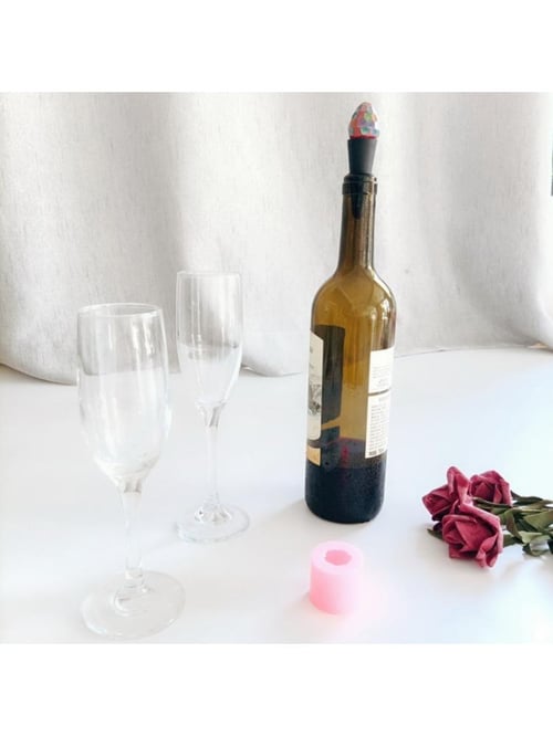 DIY Small 3D Wine Glass Bottle Silicone Resin Mold Resin Casting Art Craft  Tools 