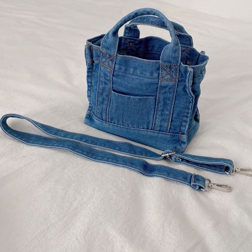 Fashion Shoulder Bag Female Crossbody Handbag Blue Denim Jeans