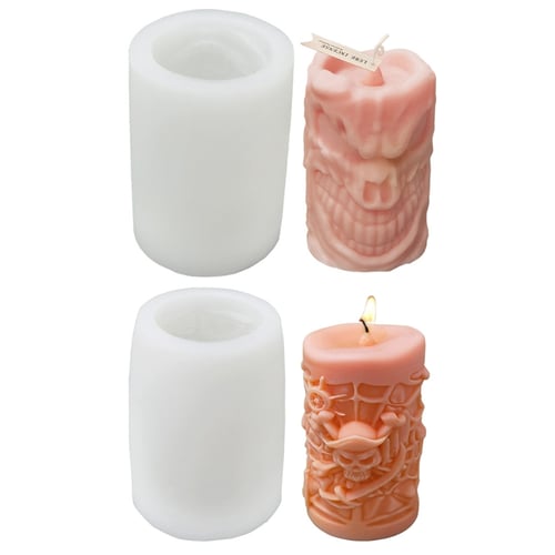 Jesus Virgin Pillar Candle Molds Silicone 3D Soap Candle Molds for