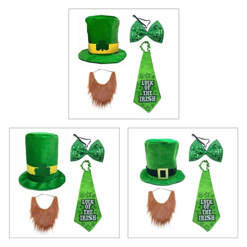 1pc Leprechaun Hat St Patrick s Day Hats Shamrock Party Hat