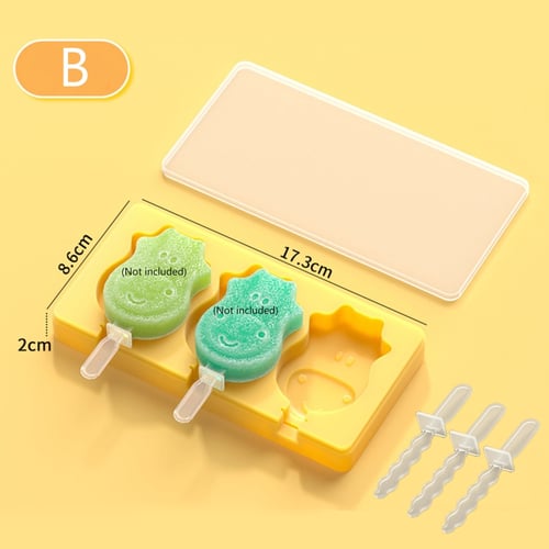 Popsicle Molds for Kids Silicone Mini Popsicle Maker Bpa Free Ice Pop Molds  Easy Release random Color 