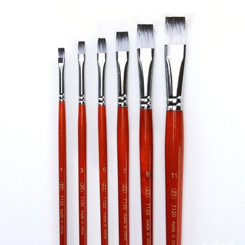 Cheap 9pcs Professional Paint Brushes Set Multipurpose Paintbrush Nylon  Hair Wooden Handle for Acrylic