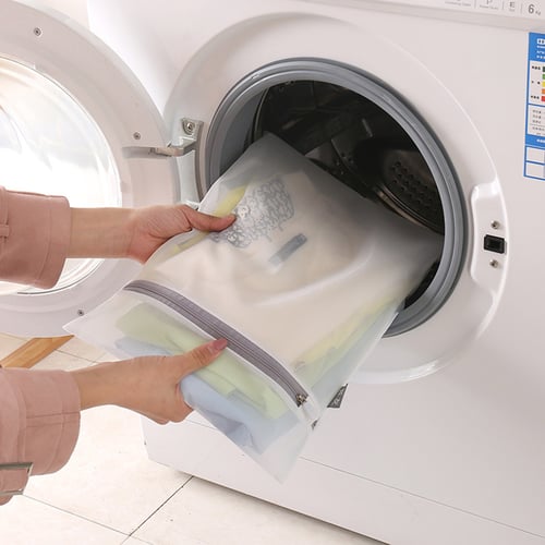 1pc Thickened Bra Laundry Bag, Mesh Wash Bag, Bra Wash Bag, Bra Washer  Protector For Laundry, Large Size And Durable
