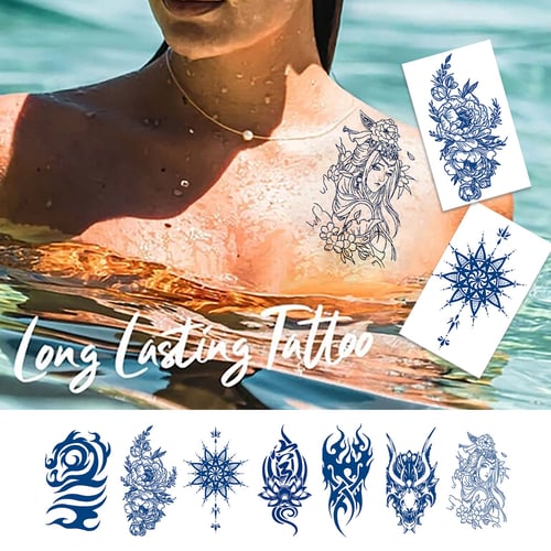 10pcs/20pcs Tattoo Sticker Popular Small Tattoo Stickers Henna
