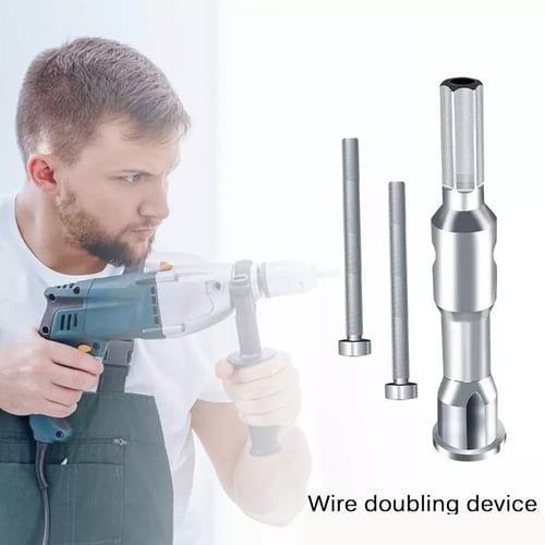 Cable Connector, Wire Twisting Tool, Wire Stripper and Twister for Use with  Power Drill Drivers, Wire Terminals Power Tool Accessories Simultaneously  Stripping and Twist Wire Cable