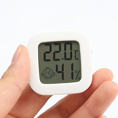 LCD Digital Clock Hygrothermograph Indoor Thermometer Hygrometer