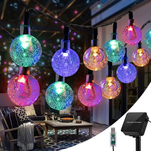 Cheap 10/20/30/50/100M Solar Powered Light Outdoor Waterproof For Garden  Christmas Decoration Lawn Lamps Led string light Fairy Lights