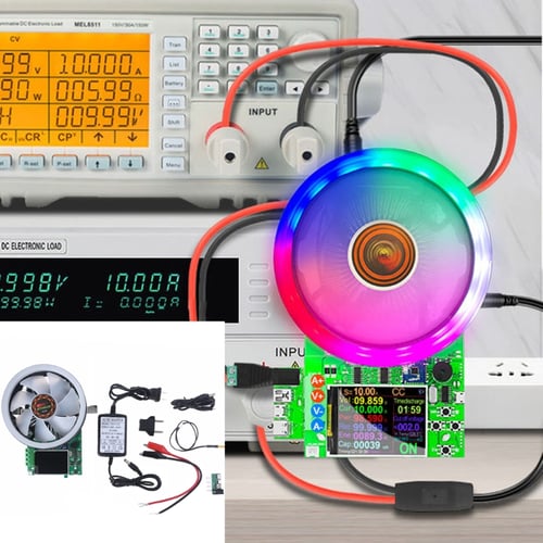 Electronic Load Tester 150W Upgrade Version 4wire Color Screen DC