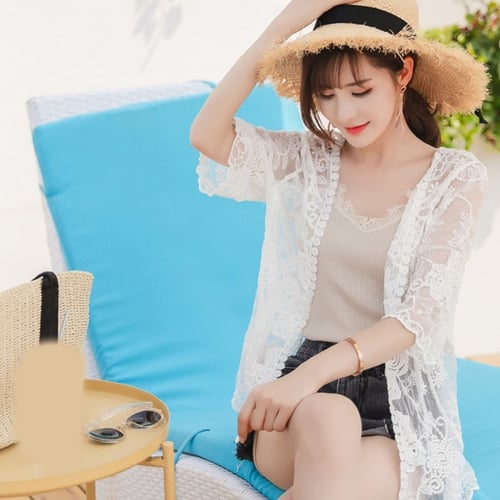 Open lace cardigan discount