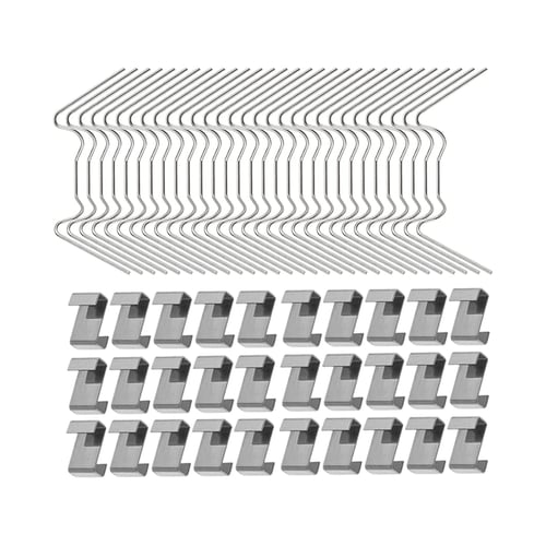 25pcs Greenhouse Glazing Clips Stainless Steel Z W Type Clips