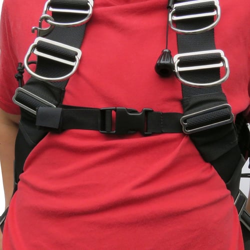 Adjustable Technical Scuba Dive Chest Strap Harness bing with Quick