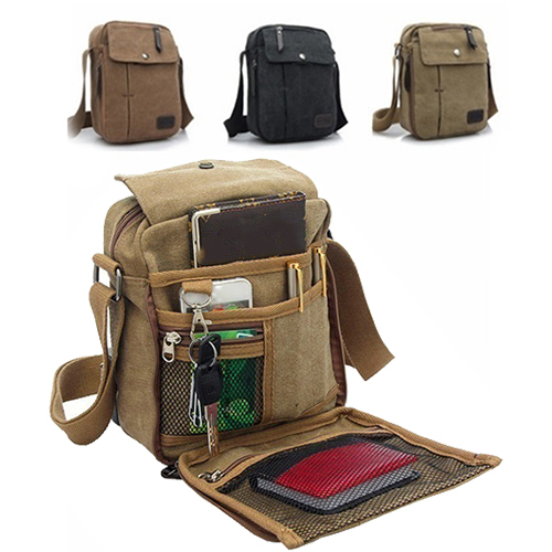 Man s Simple Causal Canvas Rucksack Multifunctional Outdoors Shoulder Sling Bag buy Man s Simple Causal Canvas Rucksack Multifunctional Outdoors