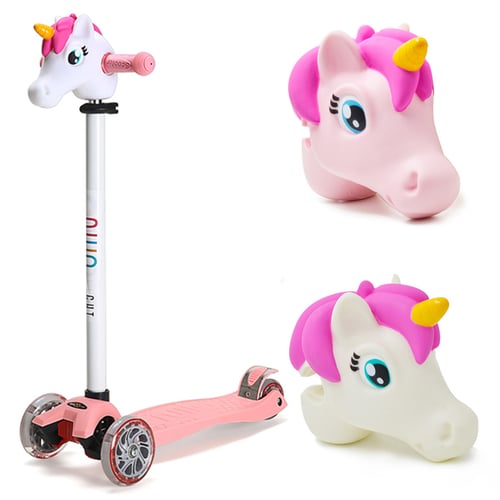 Cute Horse Head Attachment Kids Child T Bar Scooter Accessory