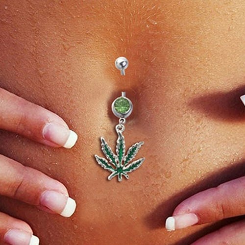 Weed leaf tongue store bar