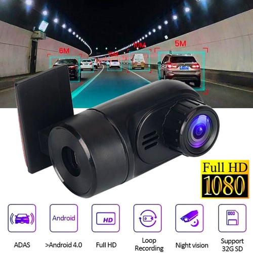 USB 1080P HD Dash Camera Car DVR Night Vision 170 Wide Angle Road Video  Recorder Support ADAS Loop Recording