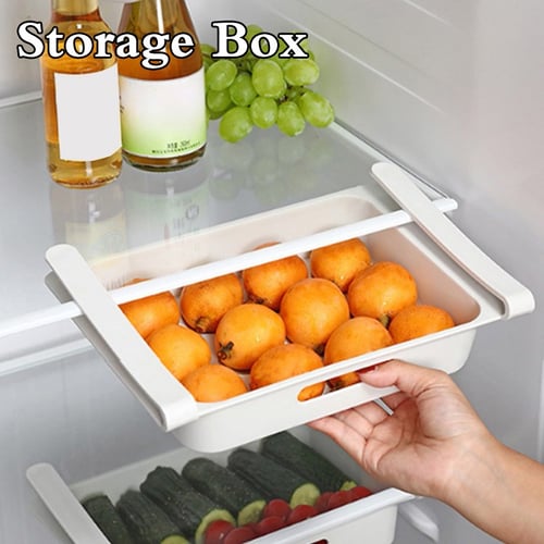 Fridge Organizer Storage Box Refrigerator Drawer Type Egg Fruit Storage Box  Kitchen Accessories Organizer Fridge Storage Shelf